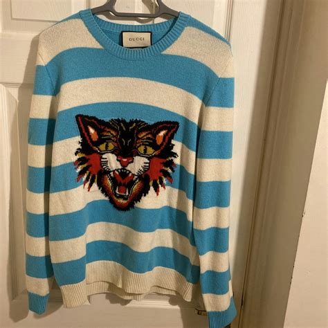 angry cat sweater gucci|gucci pet collection.